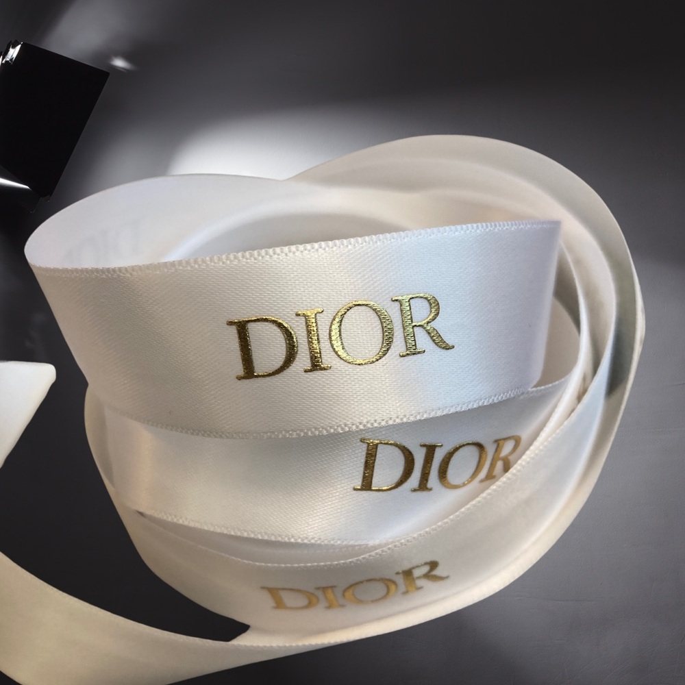 Dior 2 yds Gift Wrapping Satin Ribbon